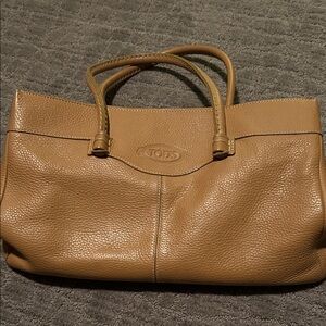 Authentic Tod's Brown Leather Tote Bag